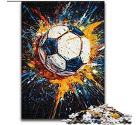 Puzzle da 1000 pezzi a tema calcio per adulti e adolescenti, giocattoli avvincenti per la decorazione della casa, stimola l'intelligenza cerebrale (26x38cm)