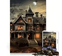 Puzzle da 1000 pezzi a tema casa stregata per adulti e ragazzi, ideale per stimolare la memoria, favorire la calma e favorire la fuga dalla realtà Taglio liscio, regalo perfetto (38x26cm)