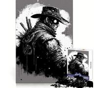 Puzzle da 1000 pezzi a tema "Cowboy dell'Apocalisse Steam" per adulti, un rompicapo rilassante e divertente da assemblare, una piacevole sorpresa 50x75cm