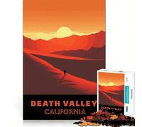 Puzzle da 1000 pezzi a tema deserto della California,con incastri perfetti,sfida artistica e mentale,gioco divertente per il tempo libero,regalo di compleanno (38x26cm)