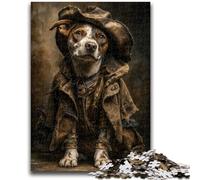 Puzzle da 1000 pezzi a tema Detective Dog per adolescenti, regalo divertente per ammazzare il tempo durante le vacanze, antistress, 50x75cm
