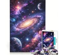 Puzzle da 1000 pezzi a tema Esplorazione dello Spazio, gioco educativo, attività divertenti da fare a casa, regalo di compleanno, regalo di viaggio 38x26cm