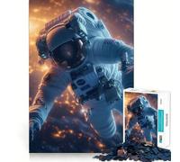 Puzzle da 1000 pezzi a tema esplorazione spaziale per adulti e ragazzi, gioco di logica solido, silenzioso e divertente, taglio di precisione, Babbo Natale, scegli il tuo desiderio (50x75cm)