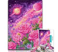 Puzzle da 1000 pezzi a tema fiori per adulti e ragazzi, giocattoli avvincenti per la decorazione della casa, stimola l'intelligenza cerebrale, 38x26cm