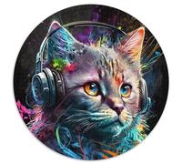 Puzzle da 1000 pezzi a tema gatto per adulti, attività di unione familiare, regalo per la casa, gioco di ruolo per famiglie (67,5x67,5cm)