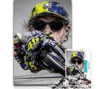 Puzzle da 1000 pezzi a tema motociclistico per adulti, regalo perfetto per un giocattolo educativo intellettuale e decomprimente (38x26cm)