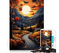 Puzzle da 1000 pezzi a tema natura per ragazzi, gioco stimolante per il pensiero creativo, facile e rilassante, taglio preciso, (38x52cm)