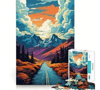Puzzle da 1000 pezzi a tema natura selvaggia,con esercizi di memoria e superficie liscia e priva di sbavature,ideale per un divertente passatempo (38x52cm)
