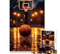 Puzzle da 1000 pezzi a tema nostalgia del basket per adolescenti, allenamento mentale, piacevole relax, uniforme, regalo di Natale caldo (50x75cm)