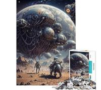 Puzzle da 1000 pezzi a tema pionieristico spaziale galattico per adulti gioco rompicapo per tutta la famiglia regalo per amici e parenti (dimensioni 38x26cm)