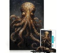 Puzzle da 1000 pezzi a tema polpo e fiaba per ragazzi, ideale per stimolare la memoria, ridurre lo stress e creare un'atmosfera rilassante e artistica (38x26cm)