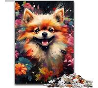 Puzzle da 1000 pezzi a tema Pomerania, stimolante e stimolante, ideale per sviluppare la coordinazione occhio-mano, perfetto come regalo di compleanno (dimensioni 50x75cm)