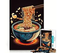 Puzzle da 1000 pezzi a tema Ramen giapponese per ragazzi, gioco di logica, rilassante e divertente, con tagli precisi e un tocco artistico (50x75cm)