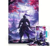 Puzzle da 1000 pezzi a tema Samurai e cultura giapponese per adolescenti, gioco stimolante per l'intelletto, rilassante e di alta qualità, ideale come regalo per le vacanze (38x52cm)