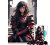 Puzzle da 1000 pezzi a tema samurai per adulti, ideale per migliorare la memoria, calmare la mente e creare un'atmosfera rilassante (50x75cm)