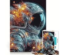 Puzzle da 1000 pezzi a tema spaziale per adolescenti, un gioco stimolante per la mente, ideale per il relax e per esporre opere d'arte di precisione 38x52cm