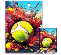 Puzzle da 1000 pezzi a tema tennis colorato, puzzle difficili per adulti e adolescenti, serata di giochi in famiglia, idea regalo stimolante per la mente, 50x75CM/19,68x29,52 pollici.