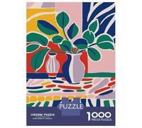 Puzzle Da 1000 Pezzi Abstract Floral Still Life Puzzle Per Adulti Gioco Pratico Sfida Difficile Interazione Genitore-figlio 52x38cm/1000pcs