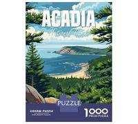 Puzzle Da 1000 Pezzi - Acadia National Park Puzzle Per Adolescenti Gioco Rompicapo Antistress Offerta Regalo Per Tutta La Famiglia 52x38cm/1000pcs