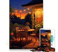Puzzle da 1000 pezzi,accogliente,pixel art,taglio netto,sfida mentale,giocattolo per momenti di relax,divertente,pezzo artistico natalizio (38x26cm)