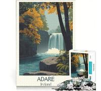 Puzzle da 1000 pezzi Adare Ireland Poster | Regali perfetti per chi ama le sfide educative e decorative da condividere con amici e familiari. 75x50cm