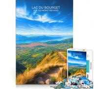 Puzzle da 1000 pezzi Affiche Lac Du Bourget | 75x50cm Attività per famiglie sfide educative regali per amici e parenti
