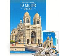 Puzzle da 1000 pezzi Affiche Marseille | 75x50cm Gara di velocità con le mani: un regalo perfetto per tutta la famiglia per rafforzare l'amore tra le coppie.