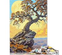 Puzzle da 1000 pezzi Albero antico Puzzle vintage per adulti Puzzle difficoltà Puzzle gioco educativo Giocattolo Decorazione per la famiglia 1000 pezzi (75x50 cm)