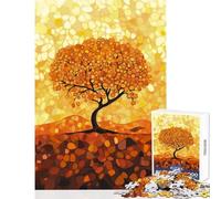 Puzzle da 1000 pezzi Albero autunnale Se vita Decorazione per la casa Giocattoli Ottimo regalo per giochi Gioco pratico Lista dei desideri con Babbo Natale Dimensioni 50x75cm