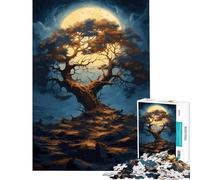 Puzzle da 1000 pezzi "Albero Cosmico della Vita" - Gioco avvincente per coltivare la pazienza rilassante educativo ideale come regalo di Babbo Natale segreto (Dimensioni 50x75cm)