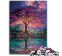 Puzzle da 1000 pezzi Albero della vita Adatto per età dai 14 anni in su Gioco intellettuale Gioco educativo per compleanno e Natale 26x38cm
