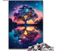 Puzzle da 1000 pezzi Albero della vita colorato in legno, gioco interattivo per famiglie, adatto dai 14 anni in su, 50x75cm, gioco rompicapo per adolescenti, regalo perfetto per le feste