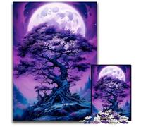 Puzzle da 1000 pezzi Albero della vita cosmico per adulti, ideale per gli innamorati, perfetto regalo di Natale, Capodanno, San Valentino, 26X38cm/10,23x14,96 pollici