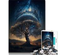 Puzzle da 1000 pezzi Albero della vita cosmico Puzzle da 1000 pezzi per regali per adulti, giocattolo educativo intellettuale decomprimente Ottimi regali e giocattoli (50x75cm)