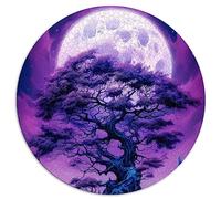 Puzzle da 1000 pezzi Albero della vita cosmico Puzzle rotondi per adulti e bambini dai 12 anni in su Puzzle in cartone Puzzle - Gioco impegnativo Dimensioni: 67,5x67,5