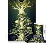 Puzzle da 1000 pezzi Albero della Vita e della Morte per adolescenti Puzzle che migliora la memoria, passatempo rilassante, bordi precisi, (38x26cm)
