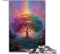 Puzzle da 1000 pezzi Albero della vita per adulti e adolescenti, antistress, per trascorrere il tempo libero durante le vacanze e per interagire con i genitori (26x38cm)