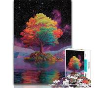 Puzzle da 1000 pezzi "Albero della vita" per adulti e adolescenti, giocattolo educativo intellettuale decomprimente, decorazione perfetta, 50x75cm