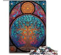 Puzzle da 1000 pezzi Albero della vita per adulti, puzzle da 1000 pezzi per serate di giochi in famiglia, decorazioni per la casa e regalo per allenare la mente (dimensioni 26x38cm)