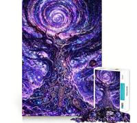 Puzzle da 1000 pezzi Albero della Vita, taglio premium, gioco per lo sviluppo della mente, divertimento e pace, regalo di compleanno (50x75cm)