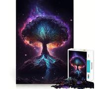 Puzzle da 1000 pezzi "Albero dell'Universo", incastro perfetto, gioco creativo, sfida mentale, divertimento per il tempo libero, regalo di compleanno (38x52cm)