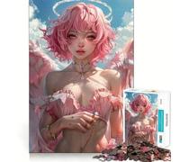 Puzzle da 1000 pezzi "Ali d'angelo della regina",gioco cognitivo divertente con componenti robusti e ben definiti,ideale per momenti di tranquillità e allenamento mentale a casa (38x52cm)