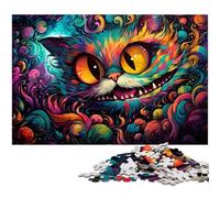 Puzzle da 1000 pezzi Alice Cat Puzzle impegnativo Gioco rompicapo per adolescenti, regalo perfetto per le vacanze 50x75CM / 19,68x29,52 pollici