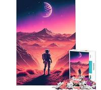 Puzzle da 1000 pezzi "Alla ricerca della vita nello spazio" per compleanno decorazione murale natalizia giocattolo educativo per ragazzi dai 14 anni in su (38x52cm)