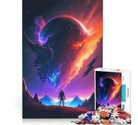 Puzzle da 1000 pezzi Alla ricerca di nuovi mondi gioco educativo decorazione perfetta compleanno e Natale 38x26cm