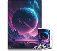 Puzzle da 1000 pezzi, alla ricerca di nuovi mondi, rilassante, solitario, tranquillo, giocattolo da gioco con taglio preciso, dimensioni 50x75cm