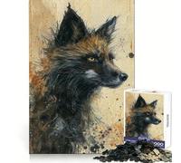 Puzzle da 1000 pezzi Amber Gaze per adolescenti, ideale per stimolare la chiarezza mentale e creare un'atmosfera rilassante, perfetto come regalo di Natale (50x75cm)