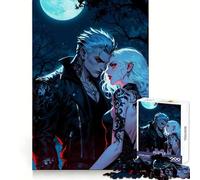 Puzzle da 1000 pezzi "Amore di Vampiro" per adolescenti, stimola la mente, offre una fuga rilassante e un incastro perfetto per un Natale gioioso (38x52cm)