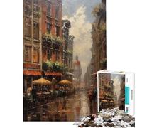 Puzzle da 1000 pezzi Amsterdam Paesi Bassi ideale per compleanni e Natale Decorazione perfetta giocattolo fai da te adatto a partire dai 14 anni (38x52cm)