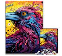 Puzzle da 1000 pezzi "Anatra viola colorata" Puzzle impossibile per adulti Regalo perfetto per compleanni e festività 26X38CM/10,23x14,96 pollici